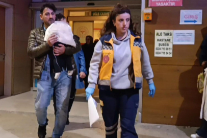 Bursa'da merdivenlerden yuvarlanan 1 yaşındaki bebek yaralandı