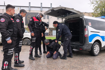 Ehliyetsiz sürücü zorluk çıkarınca biber gazı yedi