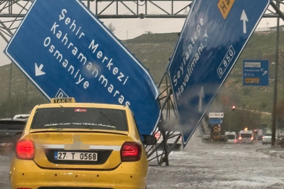Gaziantep’te "süper hücre" fırtınası şehri talan etti