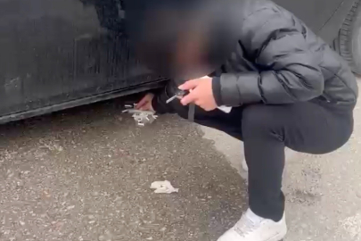 İnegöl'de zabıta ekipleri izmaritleri yere atan sürücüye temizlettirdi
