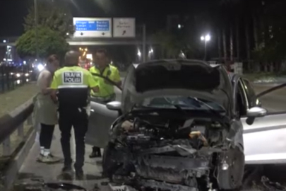 Bu araçtan burnu bile kanamadan çıktı!