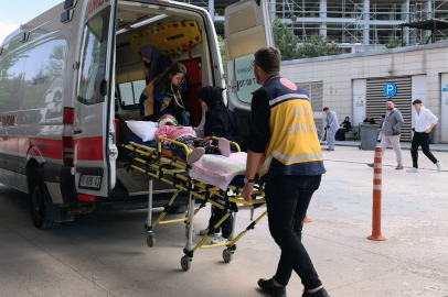 Bursa'da başına mermer düşen çocuk ağır yaralandı