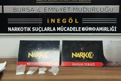 Bursa'da uyuşturucu taciri kıskıvrak yakalandı