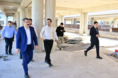 Yavuzselim Kapalı Pazar Alanı'nda yol yarılandı