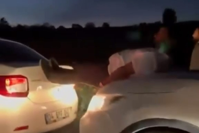 Bursa trafiğinde akıl almaz hareketler!