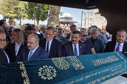 Egemen Bağış'ın kayınpederi son yolculuğuna uğurlandı!