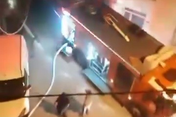 Bursa'da alevler geceyi aydınlattı