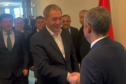 DEM Parti'den TBMM'de Özgür Özel'e ziyaret
