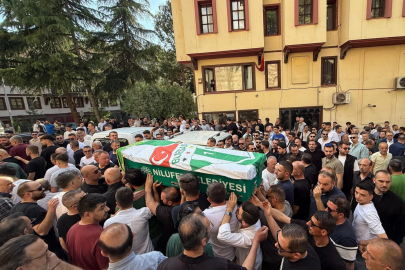 Bursaspor Teksas grubu liderlerinden Ertuğ Toker son yolculuğuna uğurladı