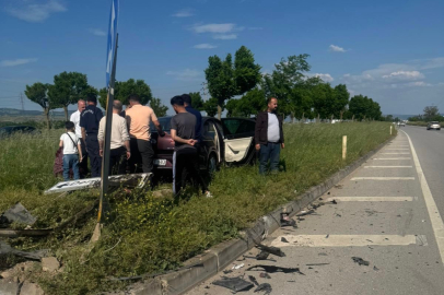 Bilecik Osmaneli Belediye Başkanı trafik kazasında yaralandı