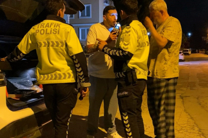 Bursa'da alkollü sürücüye alkolmetre dersi!