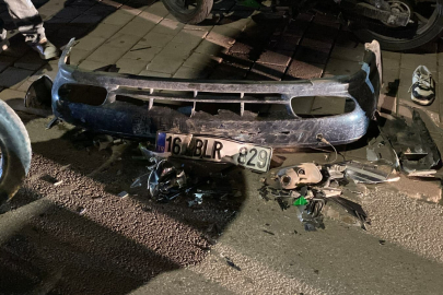 Bursa'da alkollü sürücü dehşeti: Kaza yaptı,olay yerinden kaçtı!