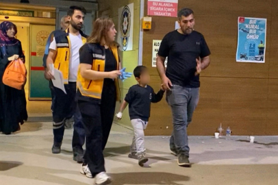 İnegöl'de elektrik akımına kapılan 4 yaşındaki çocuk hastanelik oldu