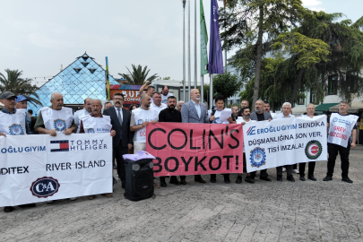 Bursa'da işçilerden Colin's boykotu