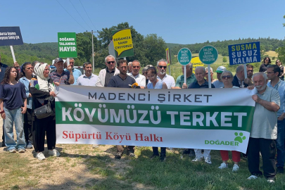 Süpürtü Köyü Halkı madene karşı