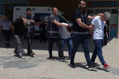 Çocuk parkında dehşeti yaşatanlar adliyede