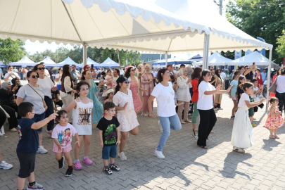 Eskikaraağaç'ta dolu dolu iki gün; Leylek Şenliği renkli görüntülere sahne oldu