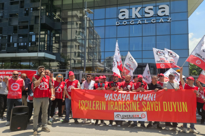 Bursagaz önünde sendikal haklar için eylem: “İşçinin iradesi teslim alınamaz”