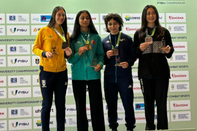 BUÜ’lü milli sporcudan uluslararası başarı