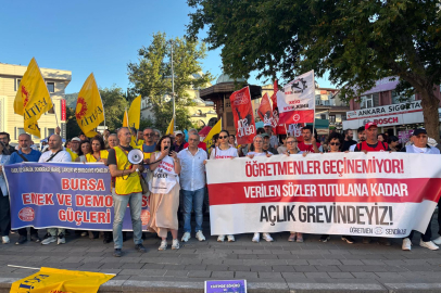 Bursa Öğretmen Sendikası'ndan çağrı: “Hakkımızı almadan dönmeyeceğiz”