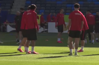 A Milli Futbol Takımı, ABD maçı hazırlıklarını tamamladı