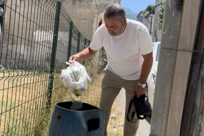 Bursa'da 1 kilo altın çöpe gitti!