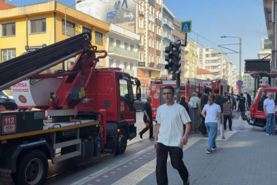 Bursa'da baca yangını paniğe neden oldu