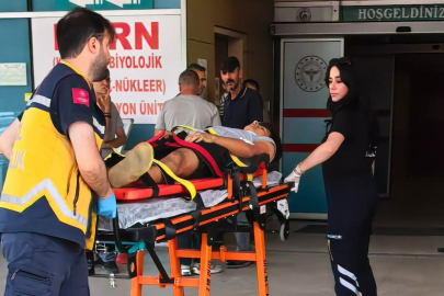 Otomobil ile çarpışan bisiklet sürücüsü yaralandı