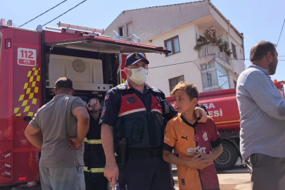 İnegöl'de yumurta deposunda yangın: Minik Huzeyfe'nin gözyaşları yürek burktu