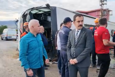 Kırıkkale’de yolcu otobüsü devrildi: 1 ölü, 40 yaralı