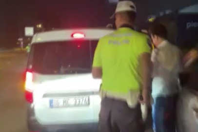 Bursa'da 'dur' ihtarına uymayınca yolu kesildi