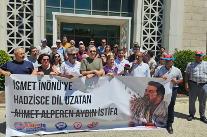 Bursa Büyükşehir önünde Ahmet Alperen’e sert tepki