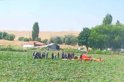 Başkentte eğitim helikopteri düştü: 1 ölü