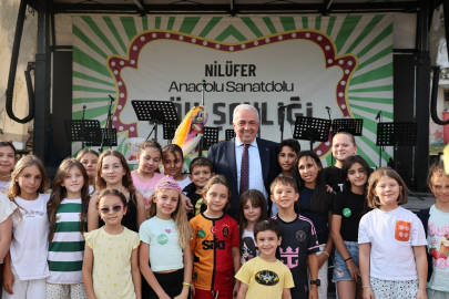 Nilüfer'in çocukları sanatla buluştu