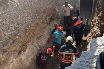 Malatya’da yol çalışmaları sırasında göçük: 2 işçi hayatını kaybetti