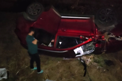 Bursa'da tkla atan otomobilden burnu bile kanamadan çıktı