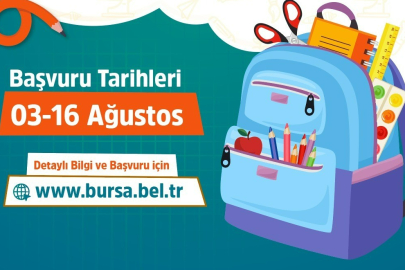 Bursa'da Büyükşehir’den öğrencilere kırtasiye desteği