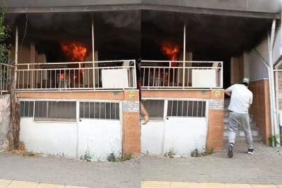 Bursa'da yangın alarmı! Büyümeden söndürüldü