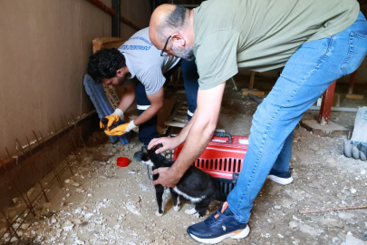 Bursa'da kaçak bina yıkımında hayat kurtaran müdahale
