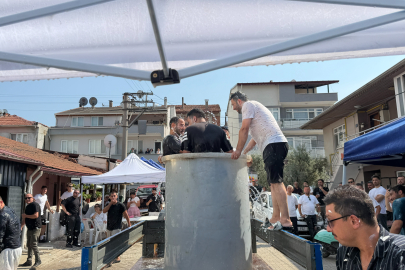 Bursa'da damadı su tankına attılar!