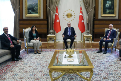 Erdoğan DEM Parti İmralı heyetini kabul etti