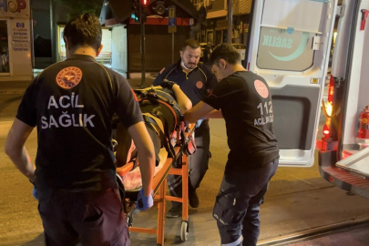 Bursa'da motosiklet kazası; Sürücü yaralandı