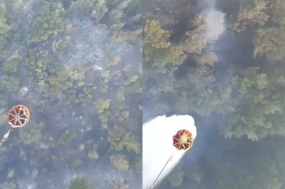 Orman yangını 20 saattir devam ediyor