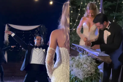 Survivor şampiyonu Hilmi Cem İntepe ile Pırıl Atasev evlendi