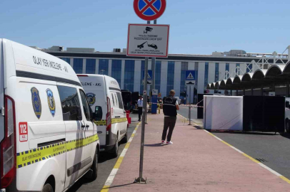 Antalya Havalimanı'nda kadın cinayeti