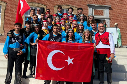 BUÜ Halk Oyunları Topluluğu Belçika’da Türkiye’yi temsil etti