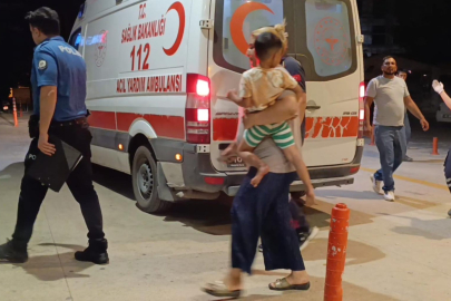 Tüfekten çıkan saçma baba ve 4 yaşındaki oğluna isabet etti