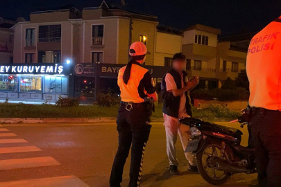 Gece motosikletle tur atmak pahalıya patladı!
