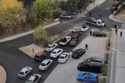 Bursa'da düğün konvoyu yolu trafiğe kapattı