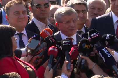 Davutoğlu ifade verdi: Sözlerimin arkasındayım